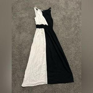 Black and white dress